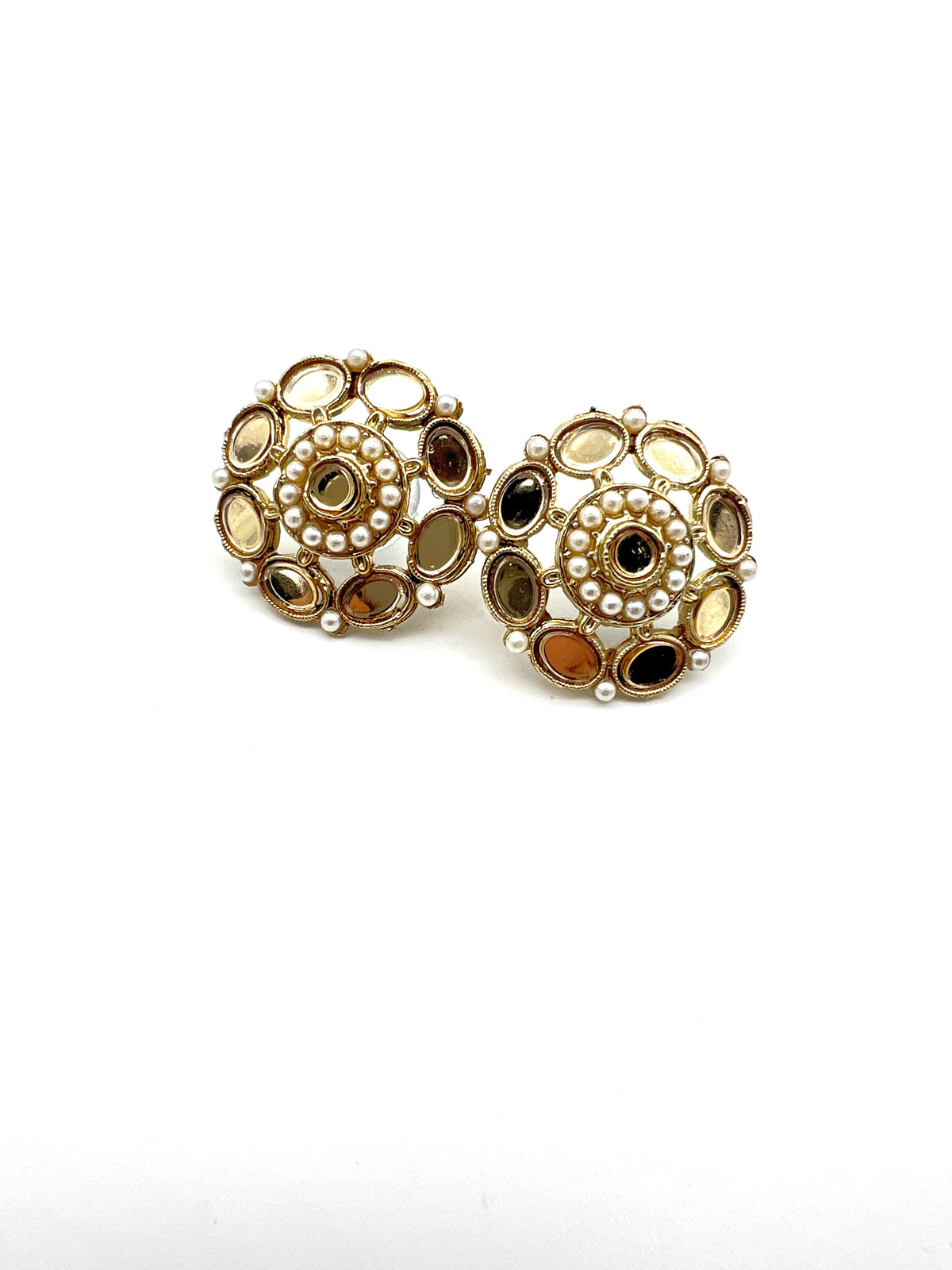 Circle mirror studs image 4