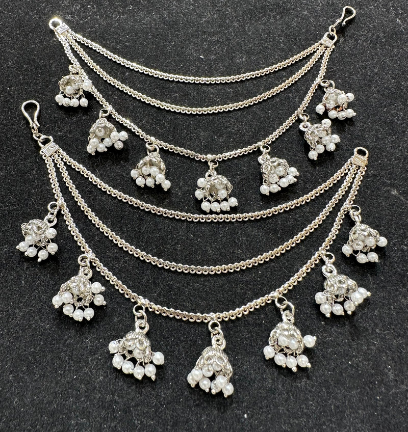 PA057 Chain Three Line Sahara with Jhumka