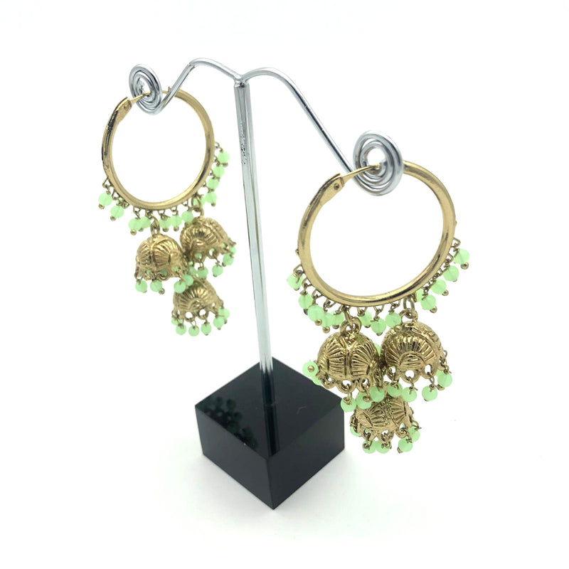 J3 Mint hoop jumka image 0