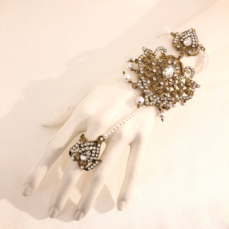 B010 Gold and white hand piece image 0