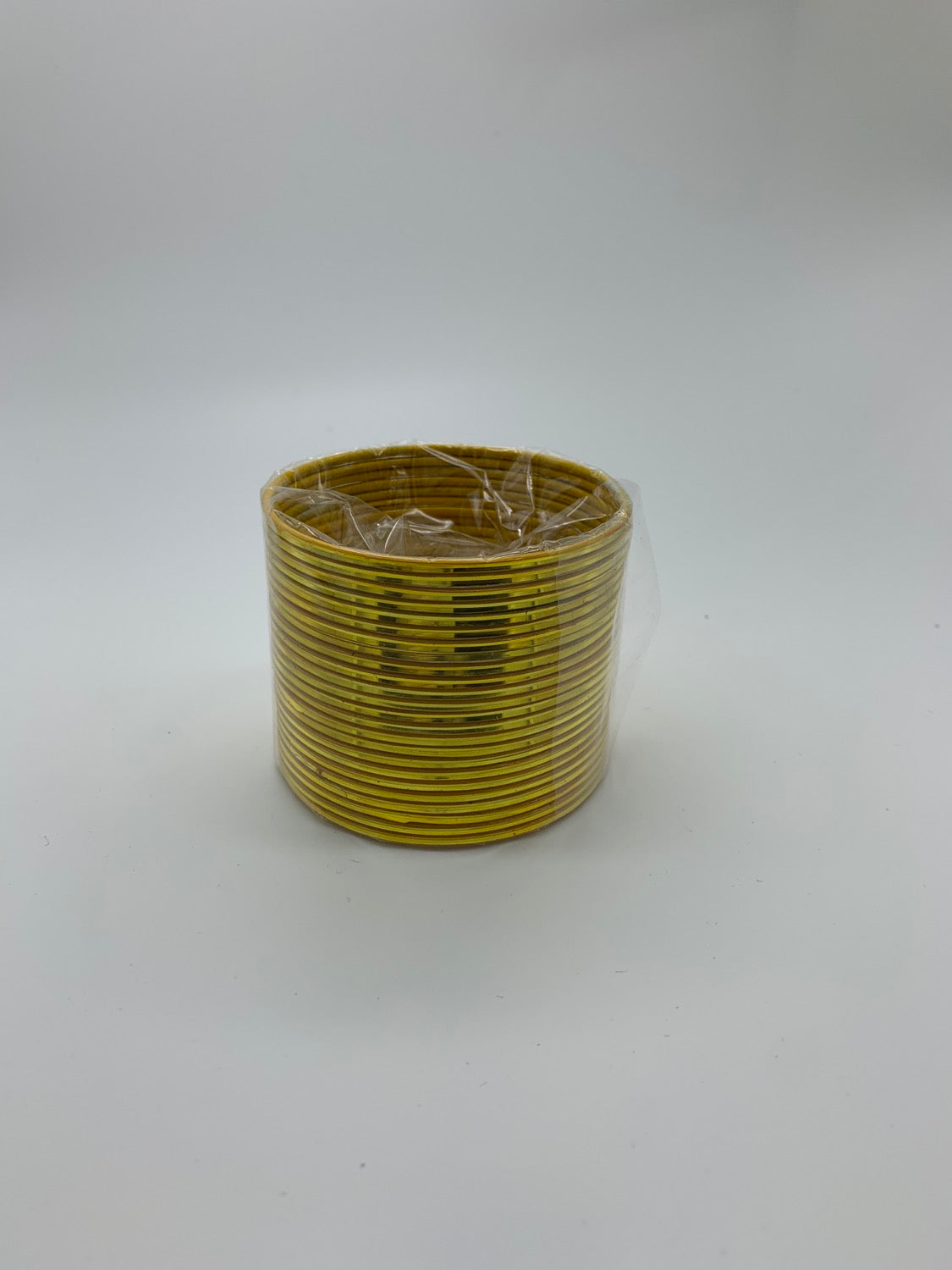 Yellow plain bangles image 0