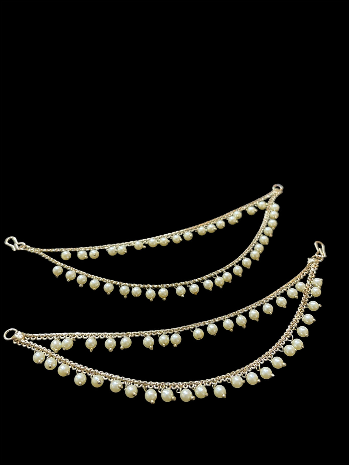 PA053 Full Gold Two Line Sahara with pearls