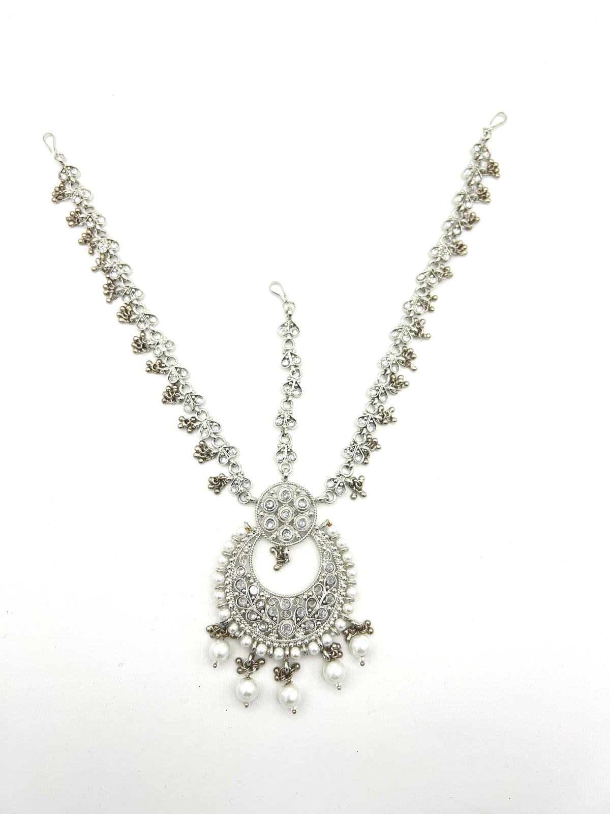 Kundan mathapatti- silver  image 0