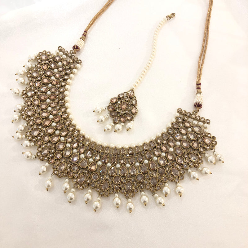674 Polki bridal set image 9