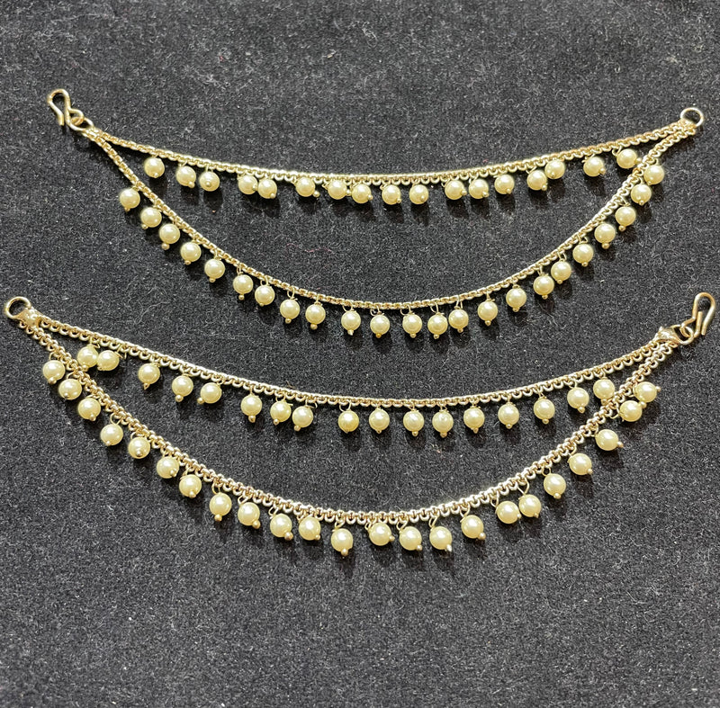 PA053 Full Gold Two Line Sahara with pearls