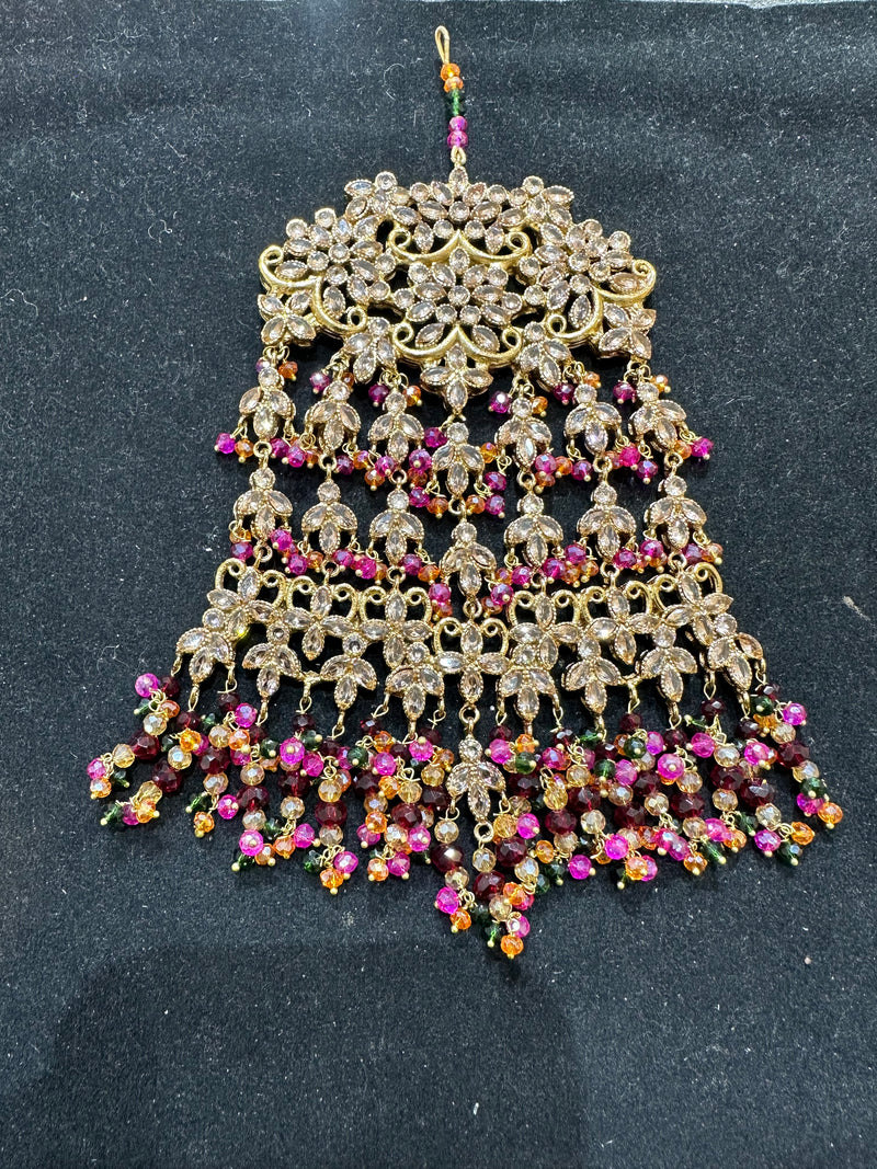 PA27  multicolour jhumar