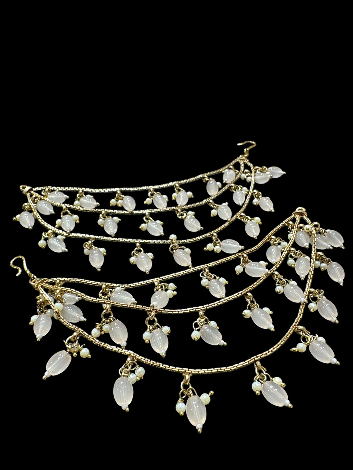 PA058 Three Line Sahara With Peach Beads