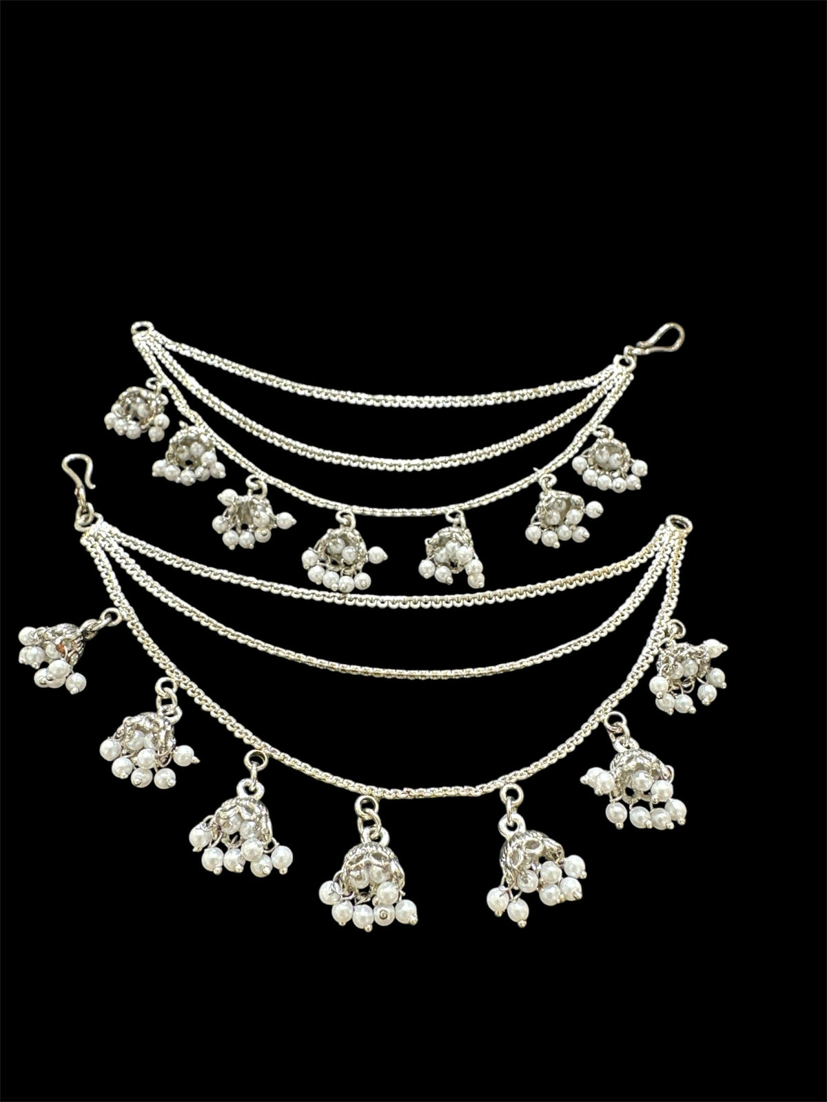 PA057 Chain Three Line Sahara with Jhumka