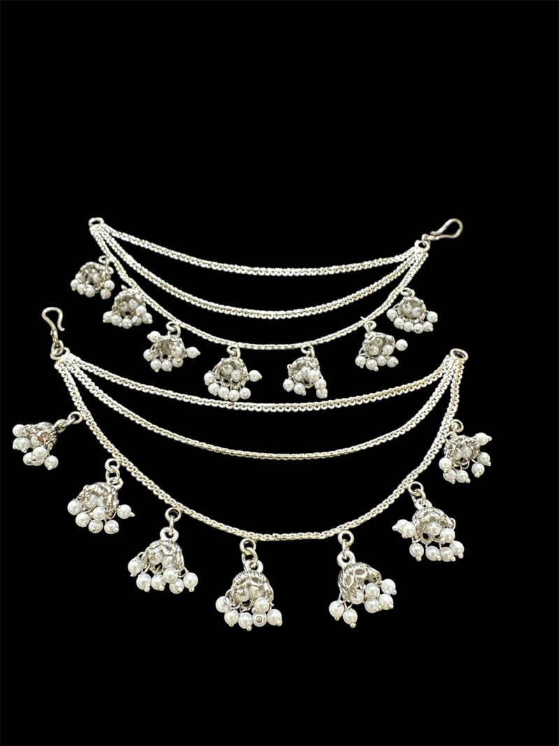 PA057 Chain Three Line Sahara with Jhumka