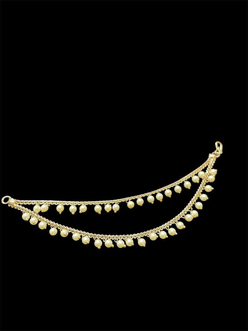 PA053 Full Gold Two Line Sahara with pearls