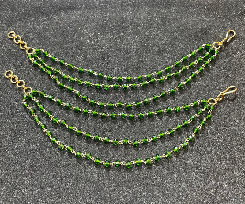 PA054 Green Three Line Sahara