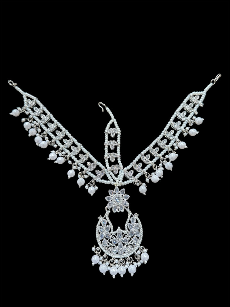 AN167 Silver Polki mathapatti