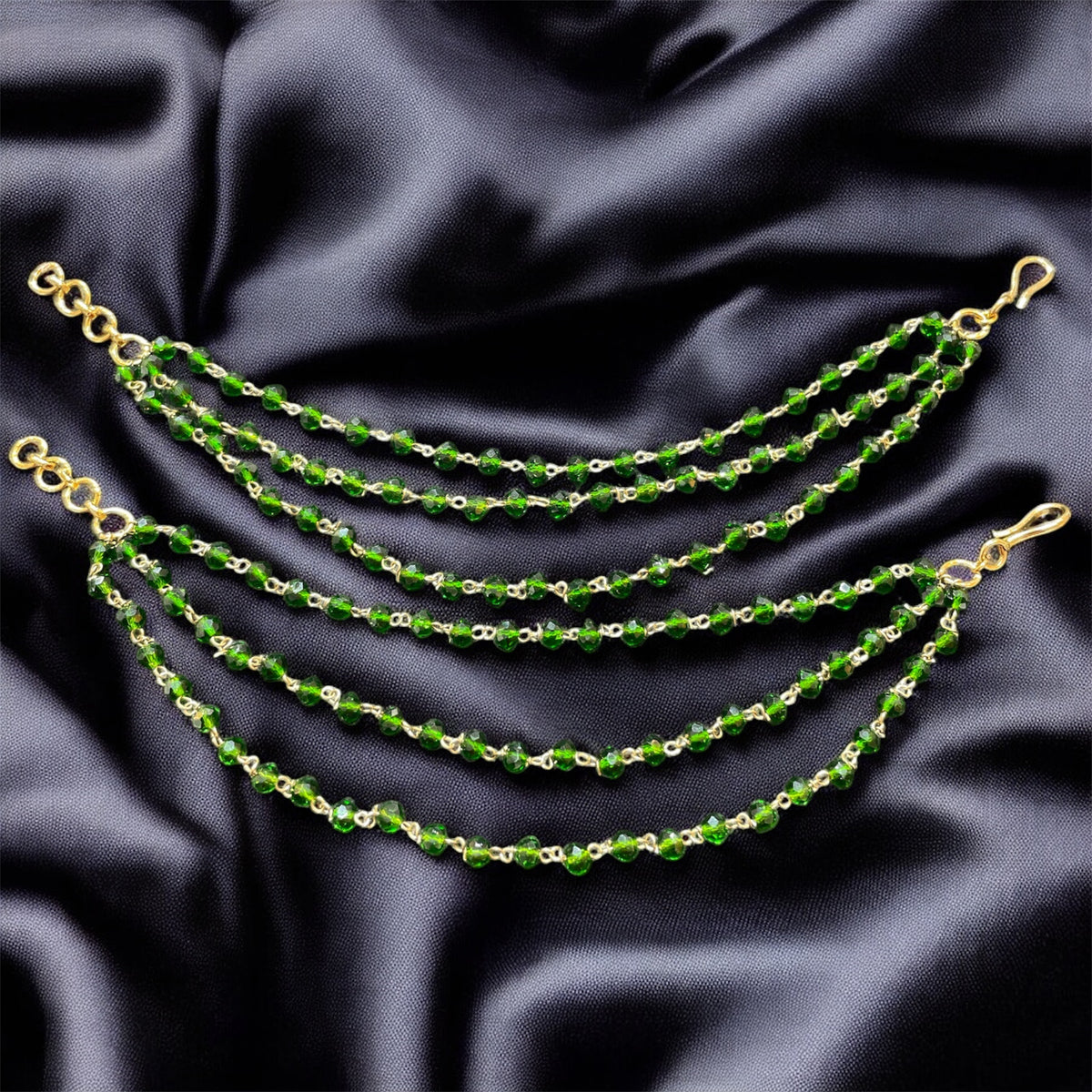 PA054 Green Three Line Sahara