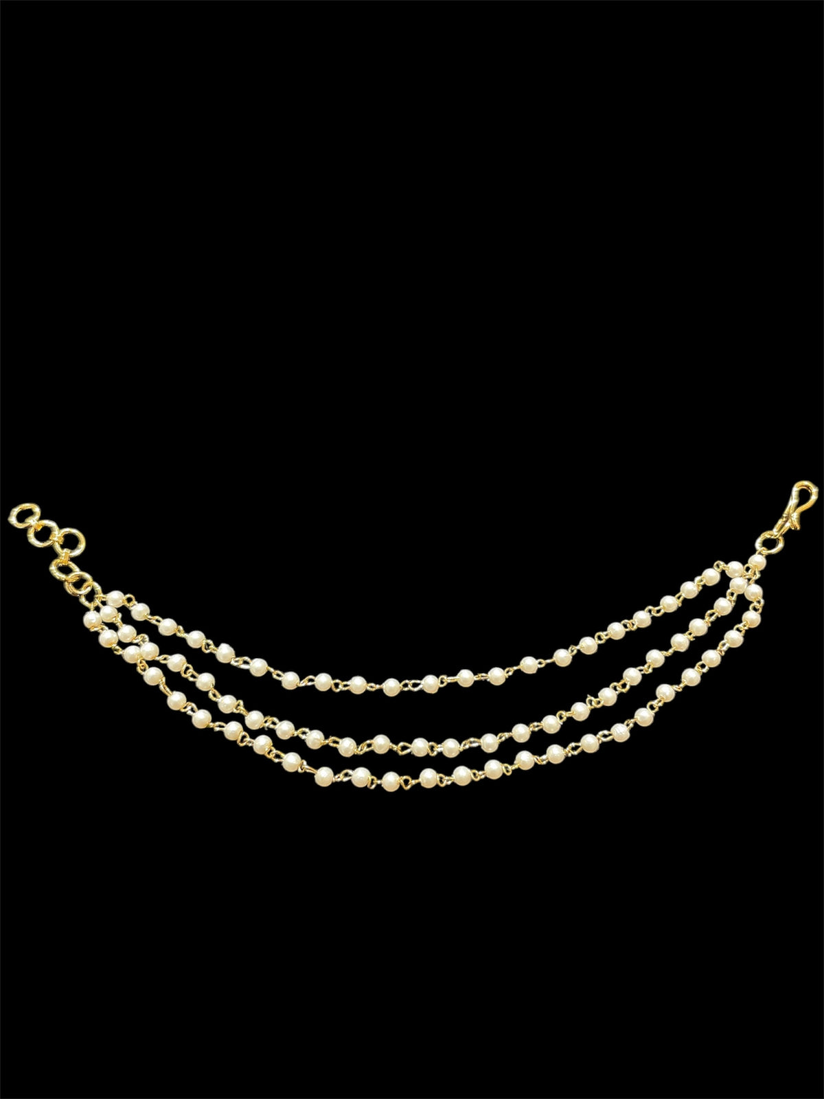 PA054 Pearls Three Line Pearls Sahara