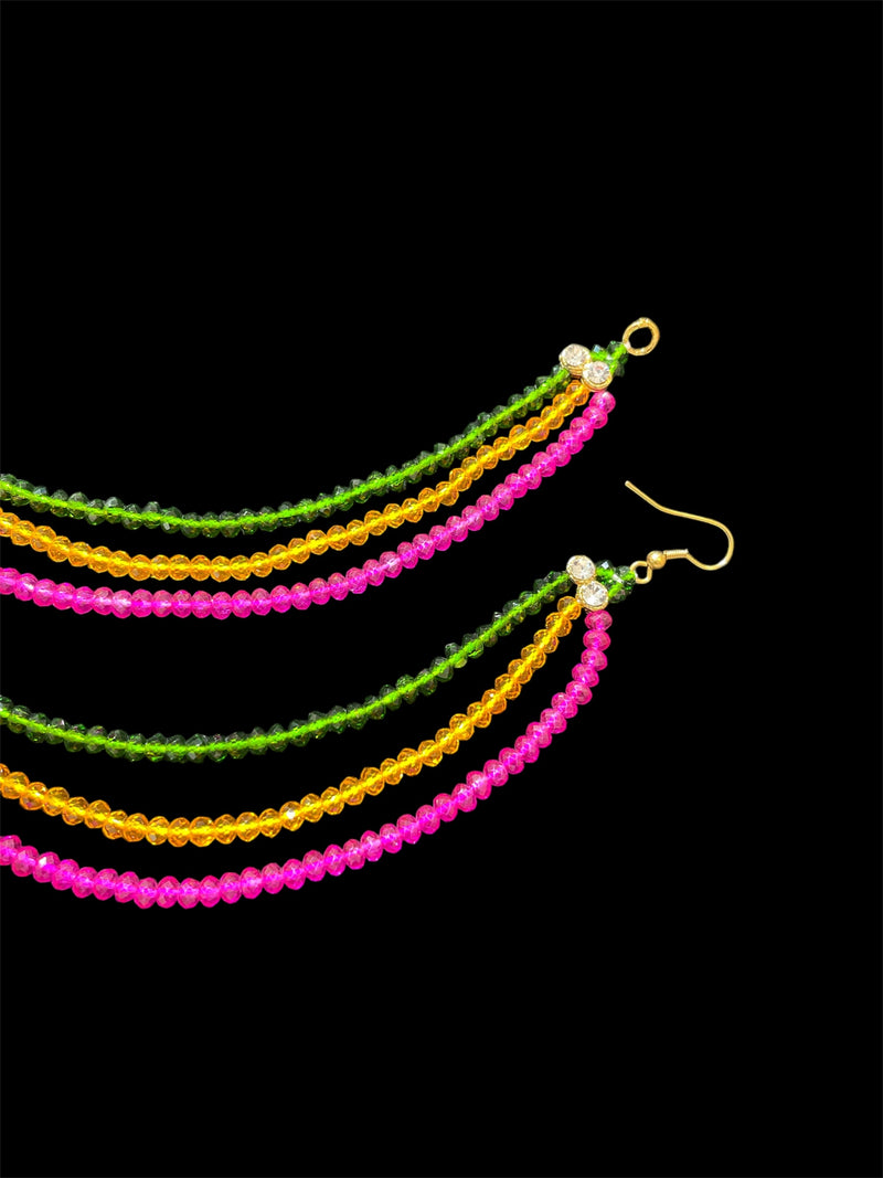 AN205 Multicolour Three Line Crystal Sahara