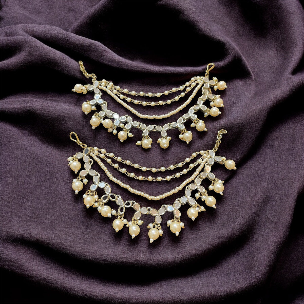 AN207 Four Line Gold Mirror Sahara