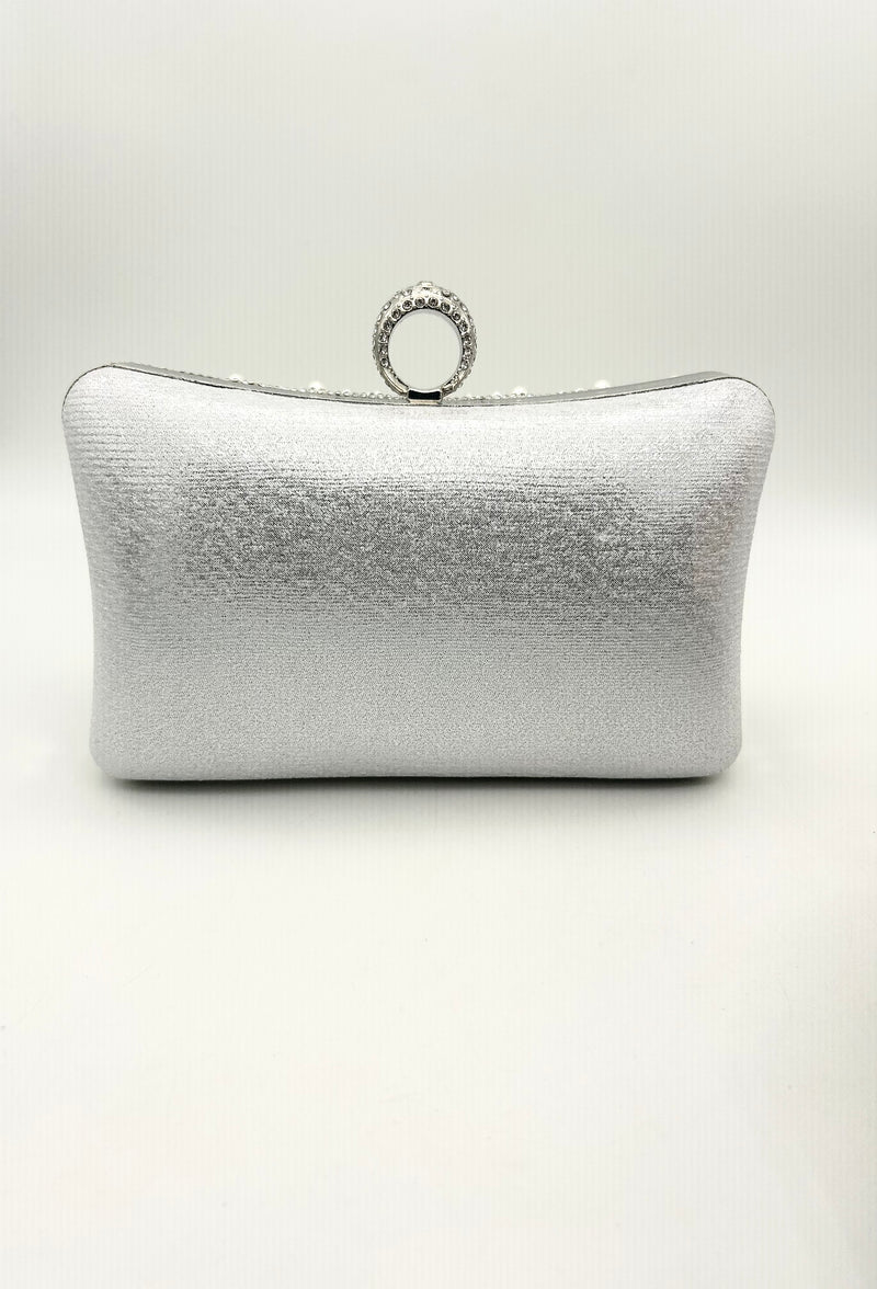 AM705 White Clutch bag