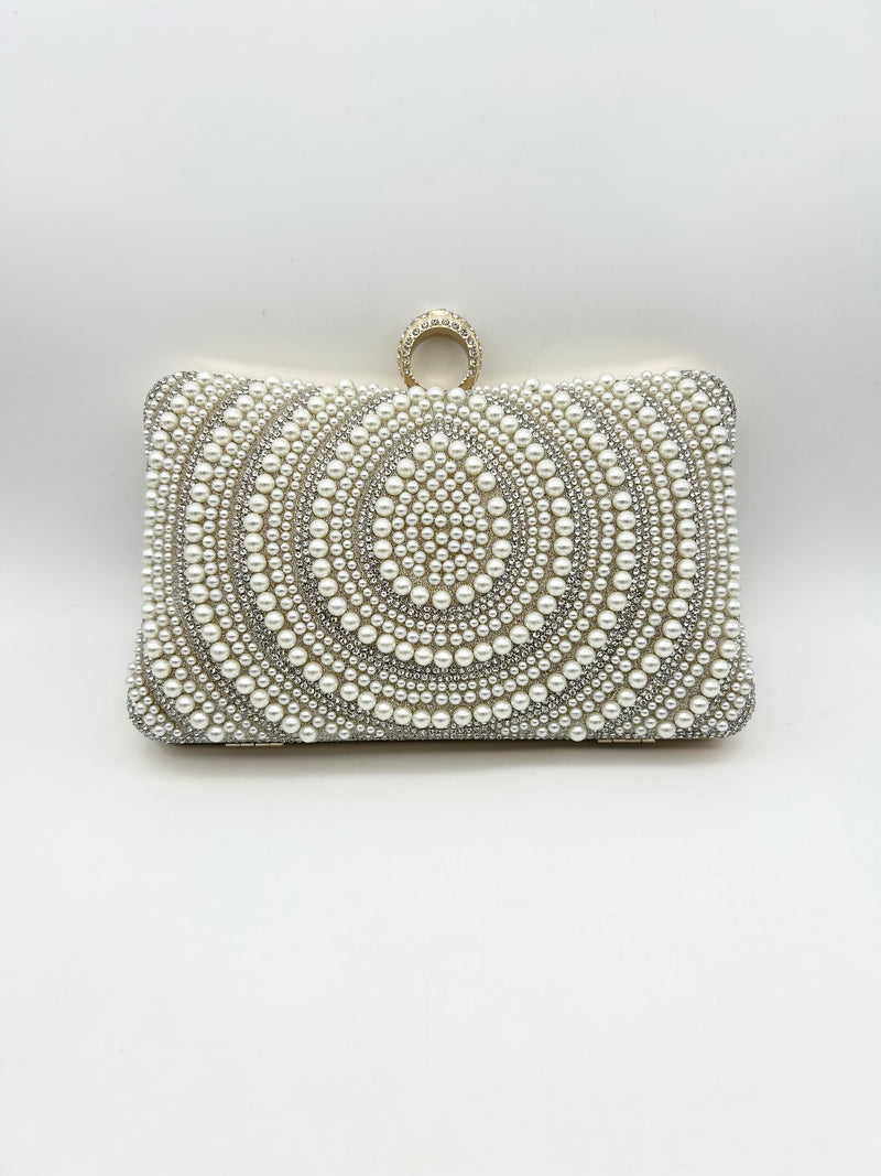 AM705 Gold Clutch bag