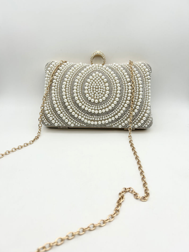 AM705 Gold Clutch bag