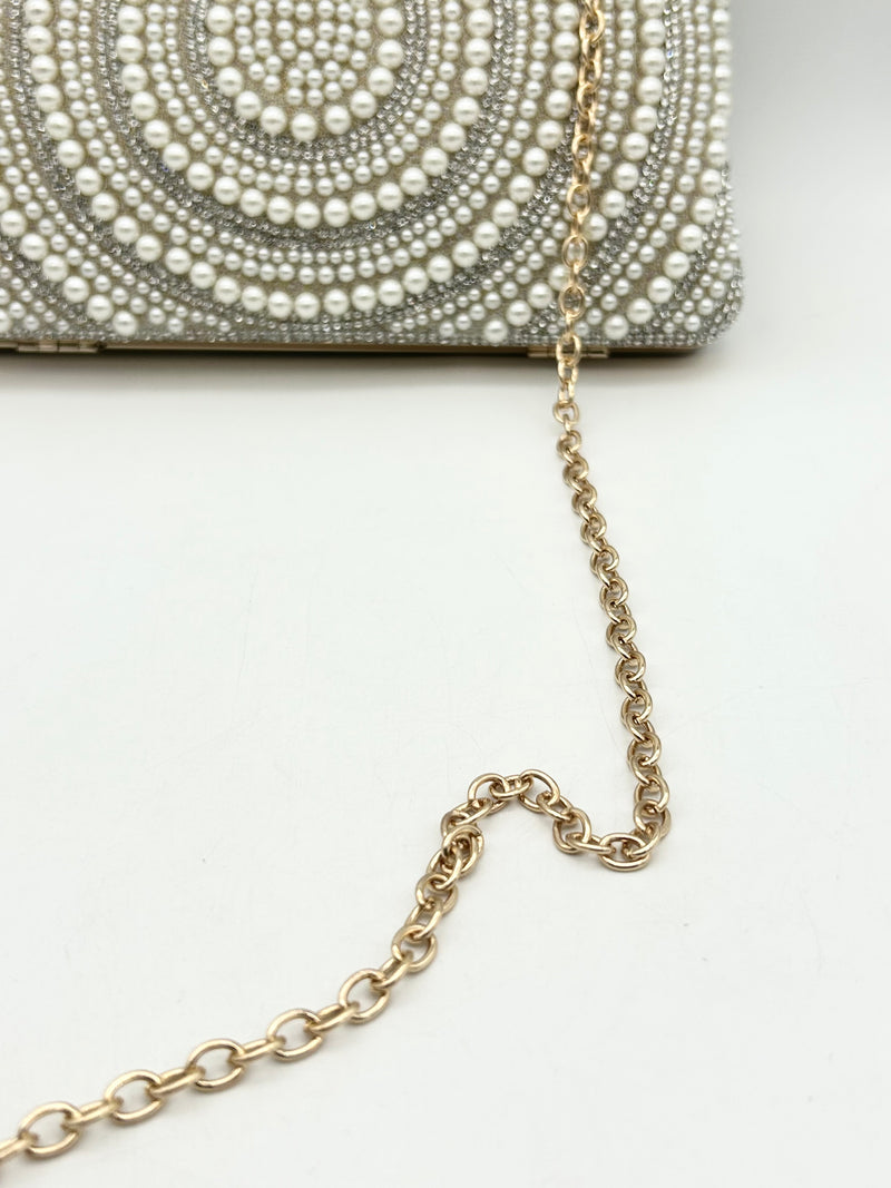 AM705 Gold Clutch bag