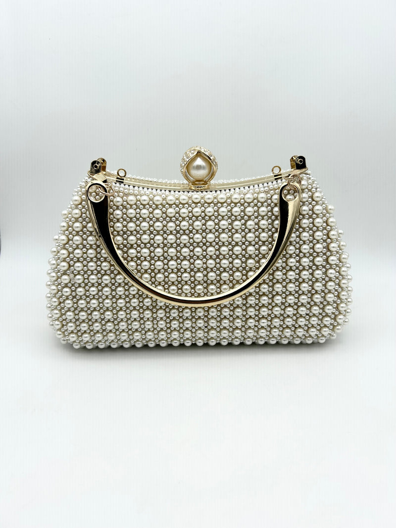 AM706 Gold Clutch bag