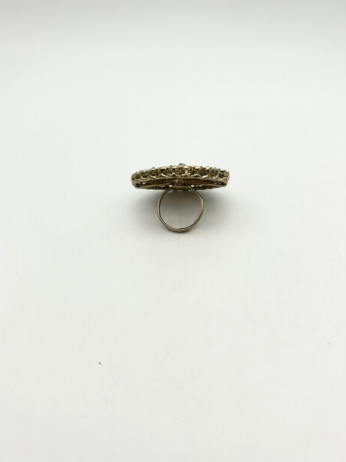 AM800 Adjustable Gold ring polki