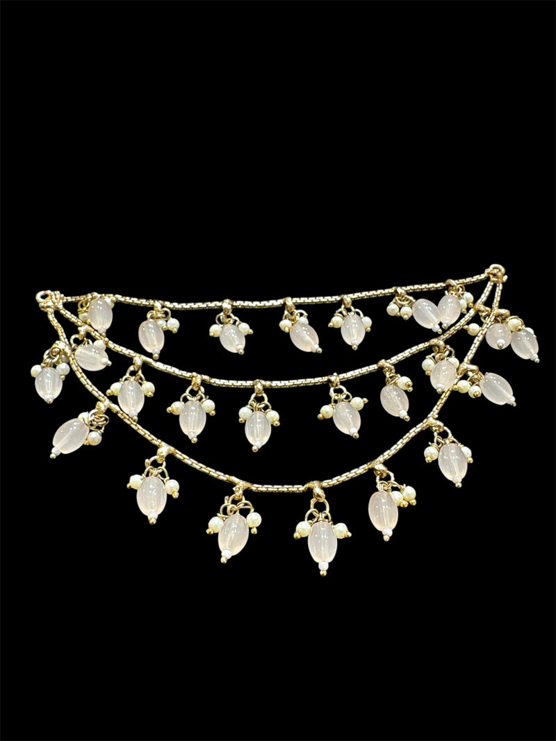 PA058 Three Line Sahara With Peach Beads