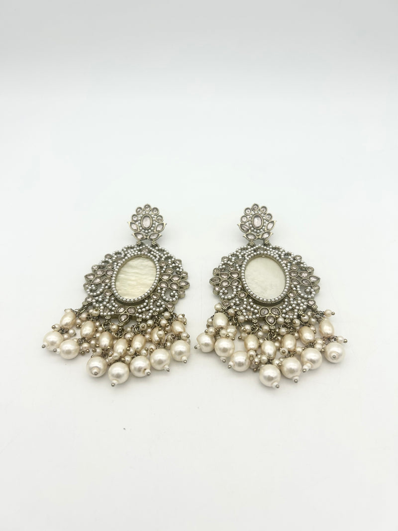 AM020 Gold earring polki