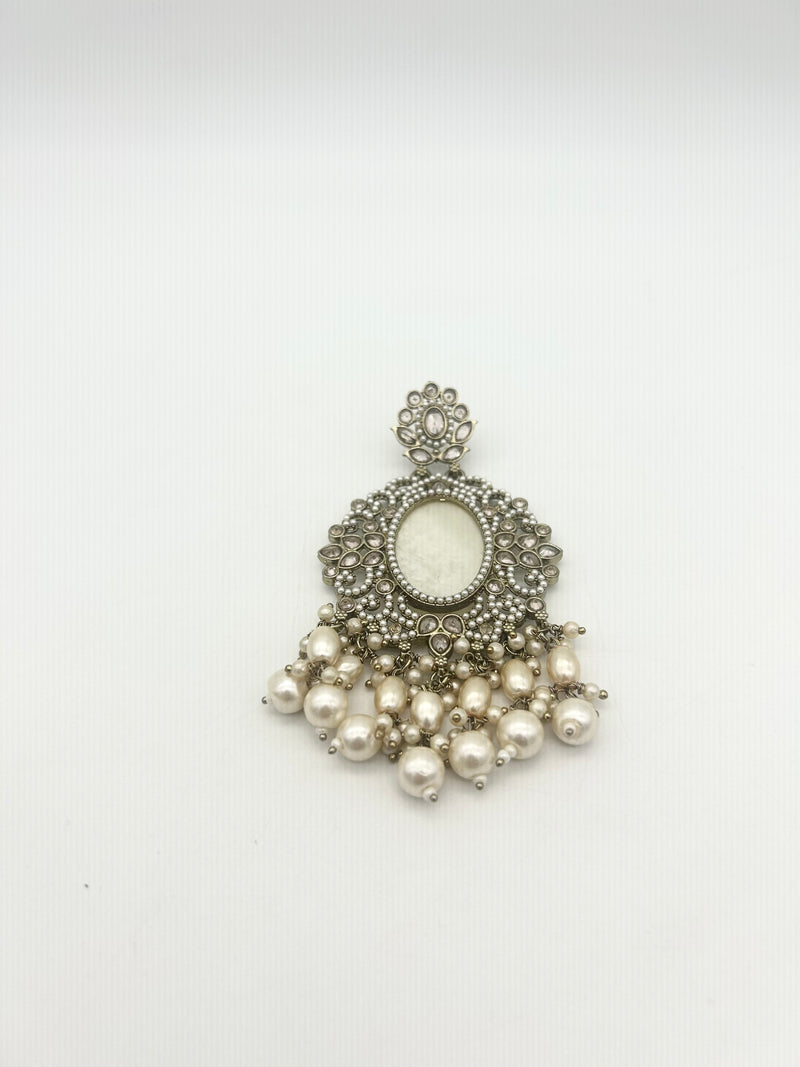 AM020 Gold earring polki