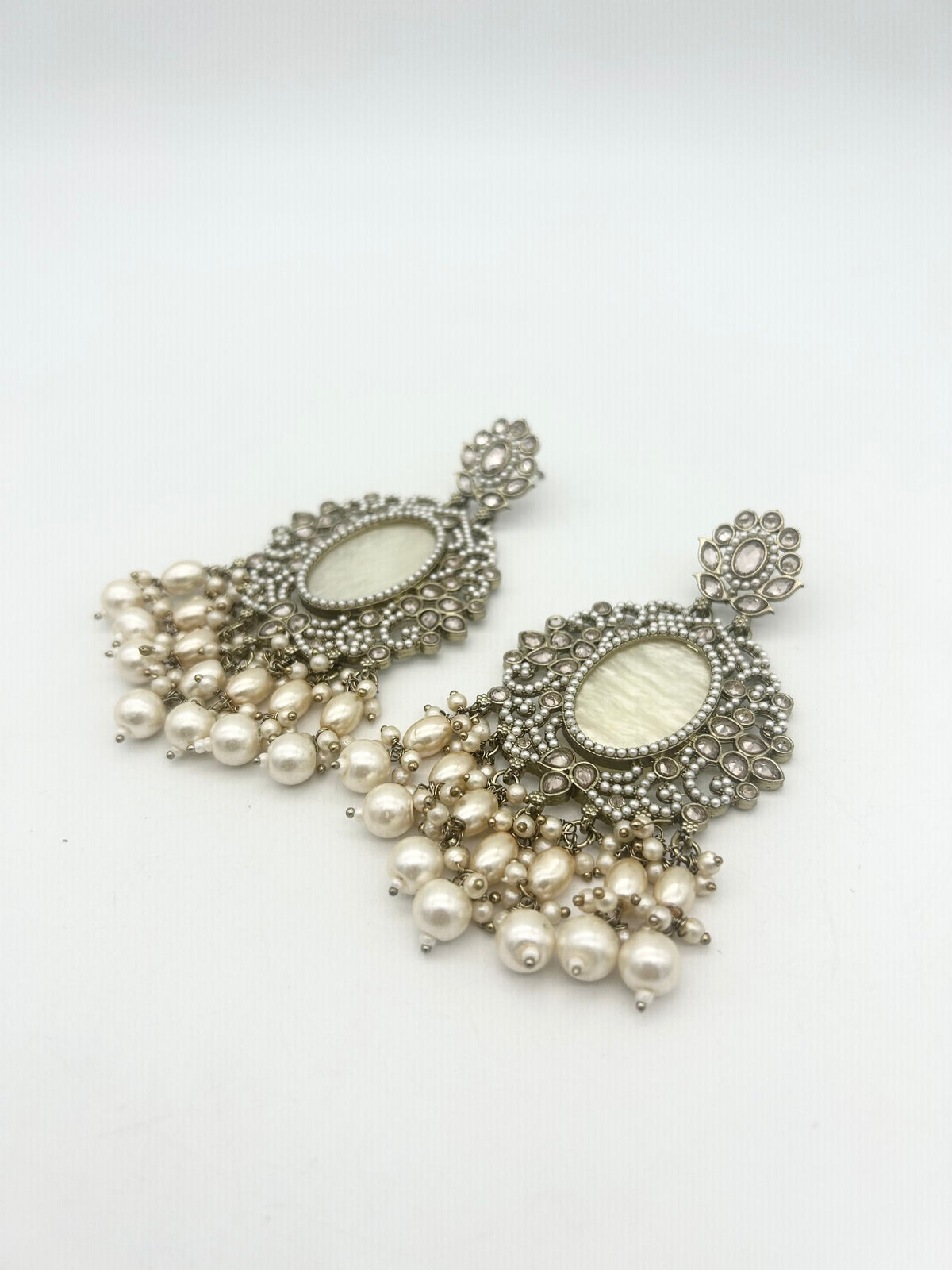 AM020 Gold earring polki