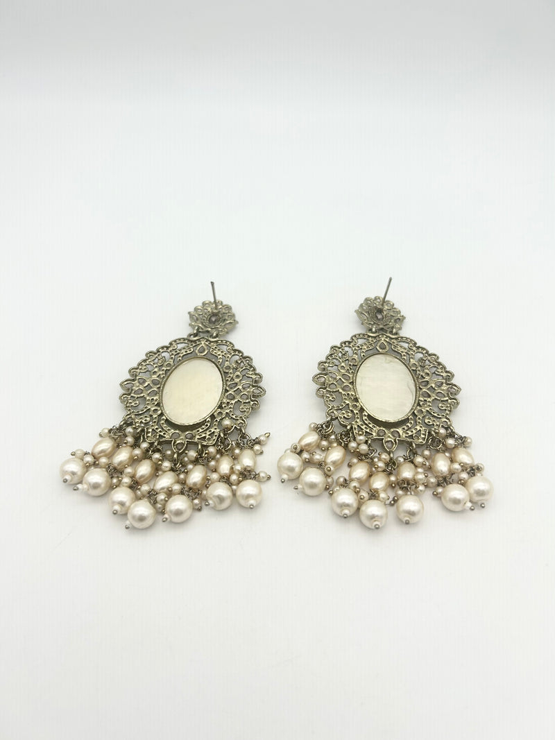 AM020 Gold earring polki