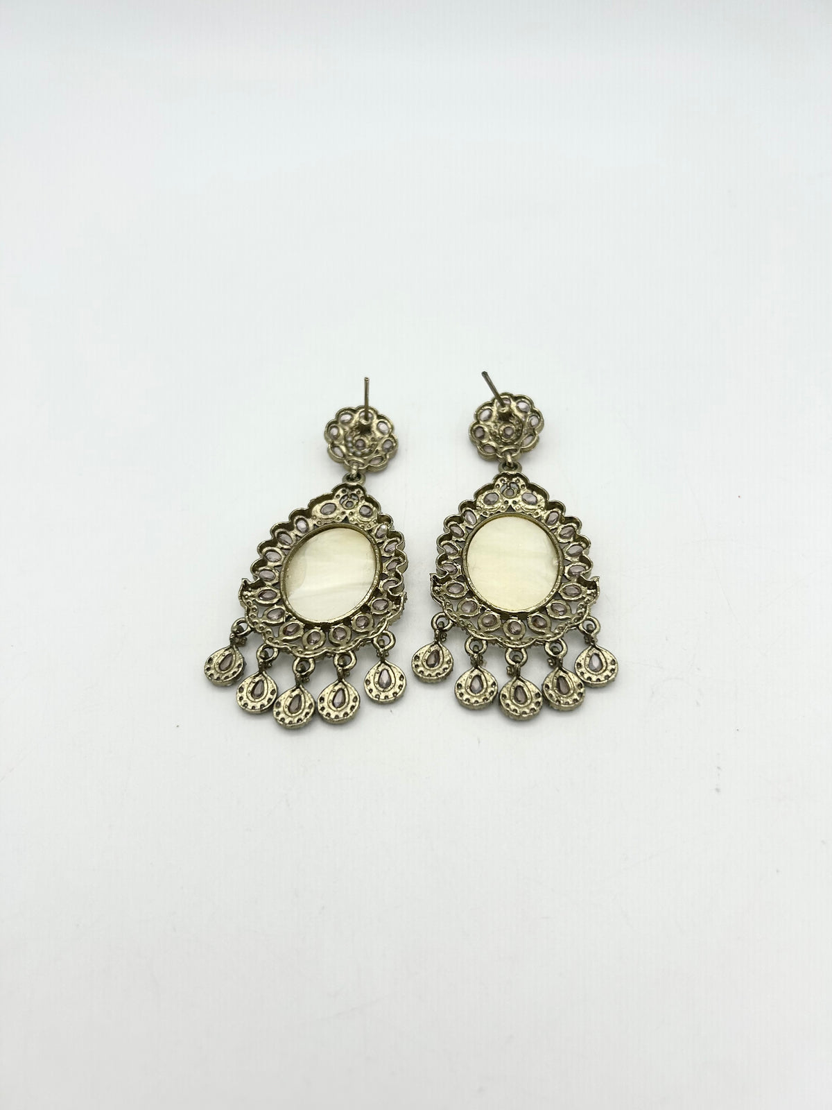 AM024 Gold Earrings polki