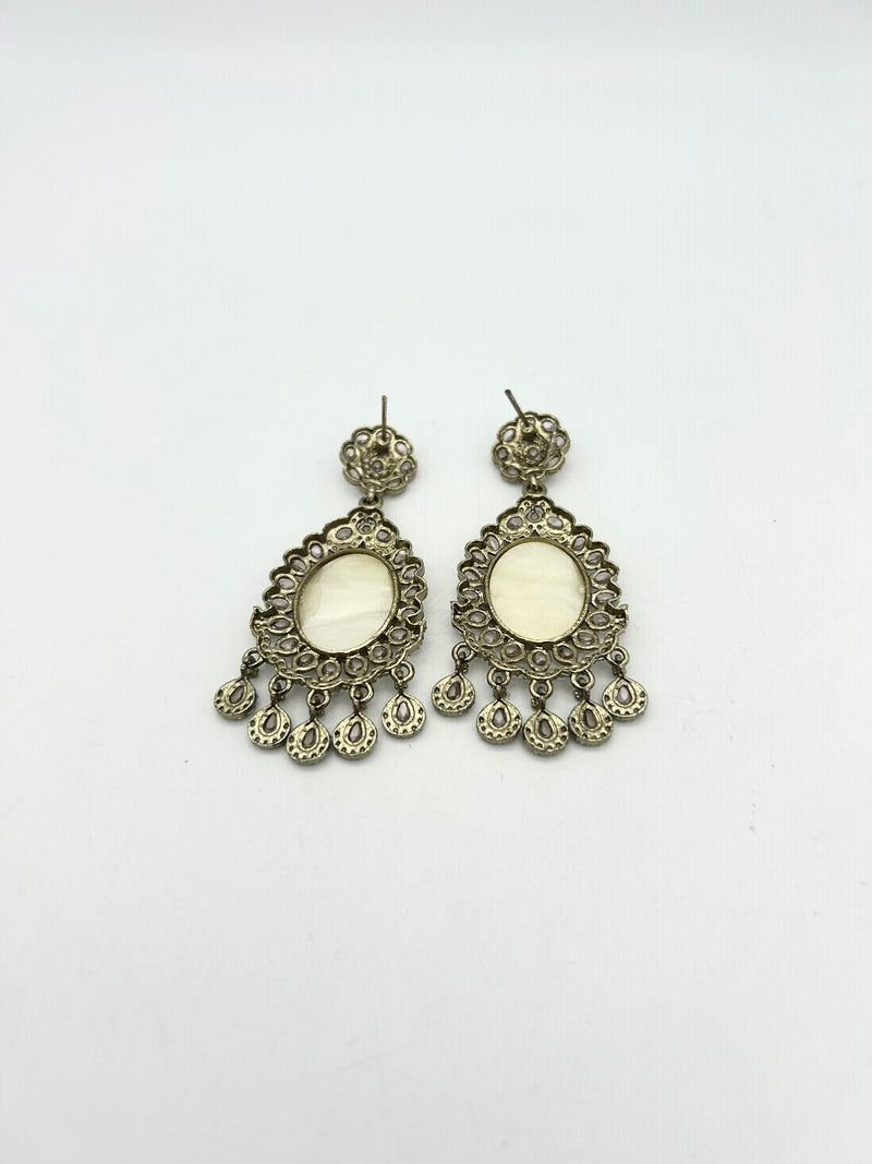 AM024 Gold Earrings polki