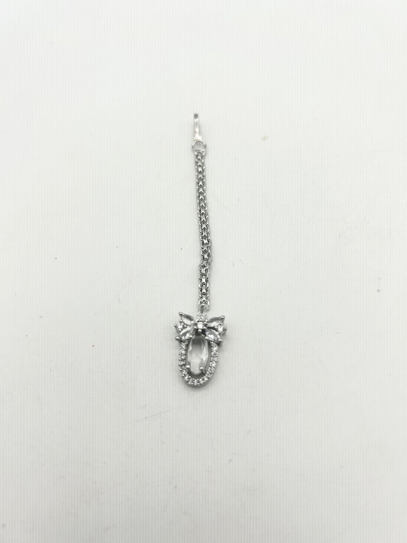 AM667 Silver tikka American diamond