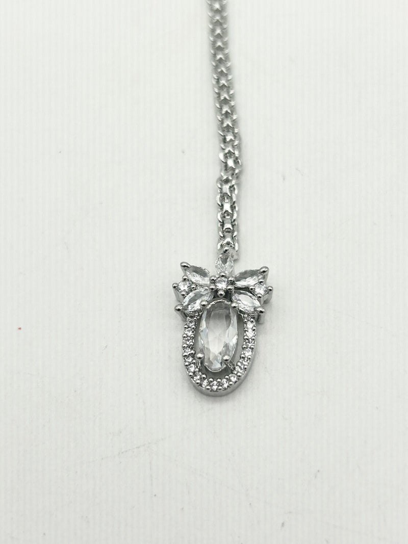 AM667 Silver tikka American diamond