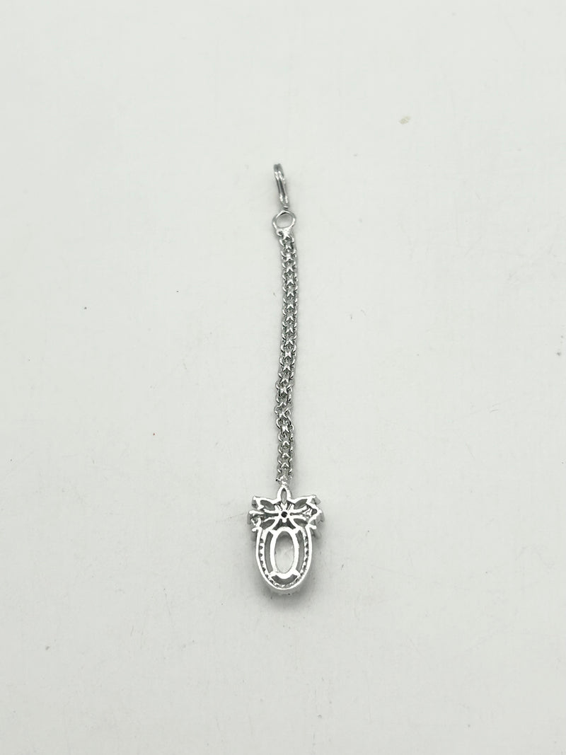 AM667 Silver tikka American diamond