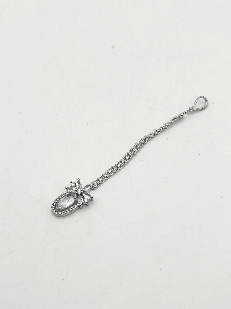 AM667 Silver tikka American diamond