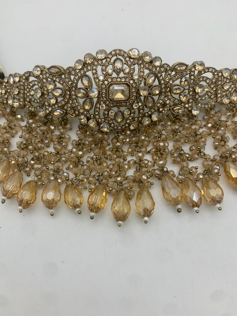 Gold choker set