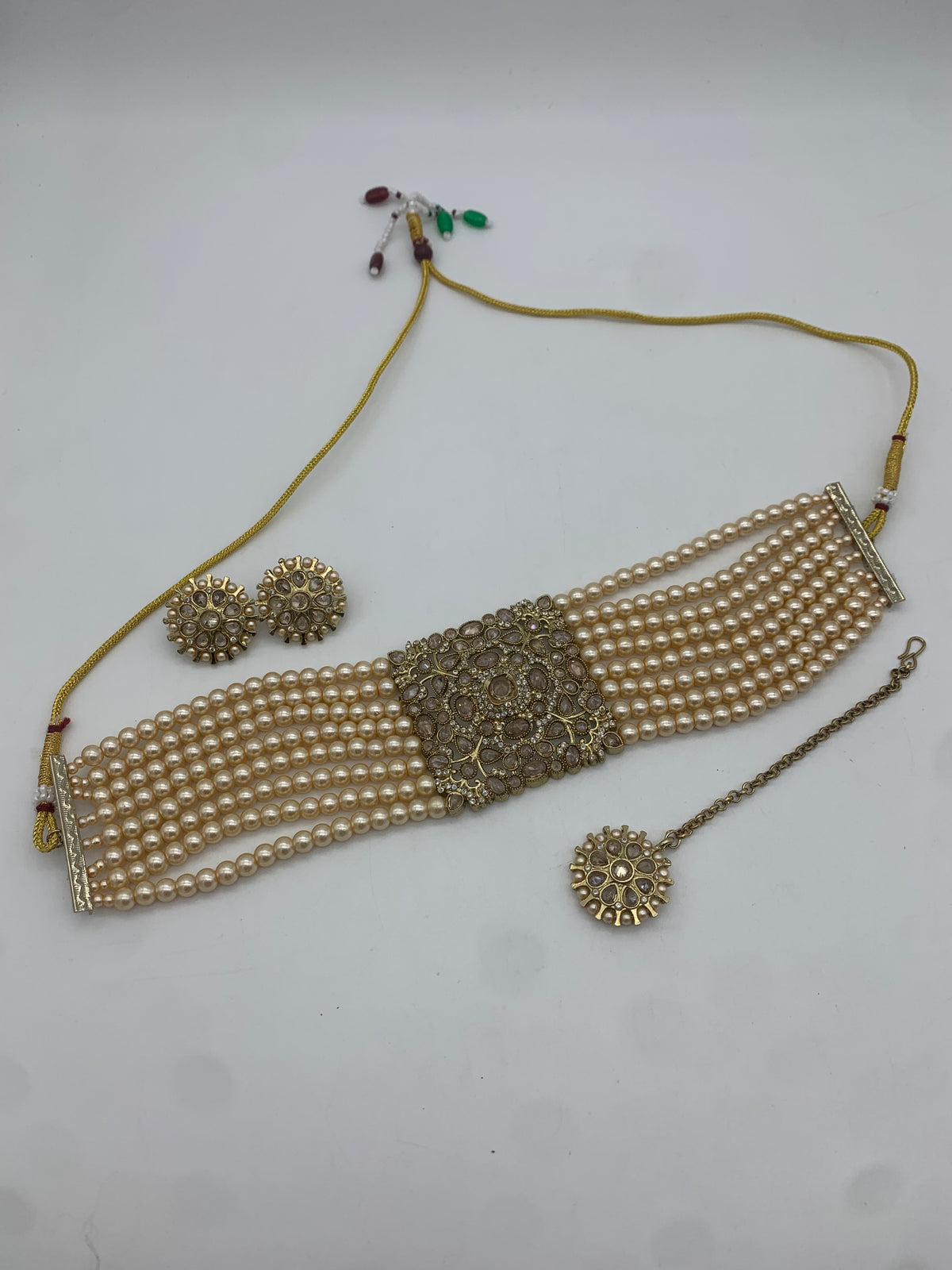 Rose gold choker set