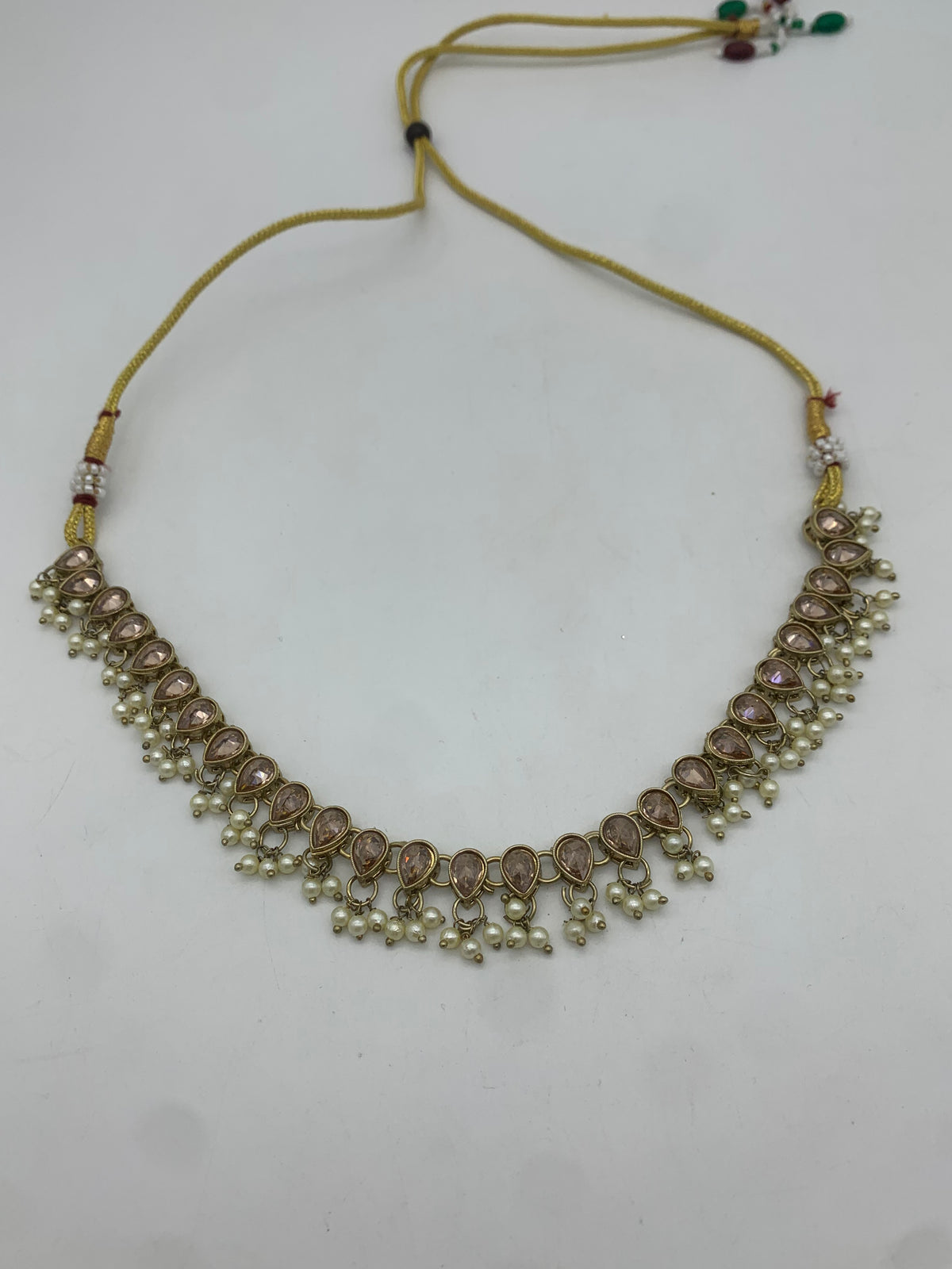 Gold necklace set