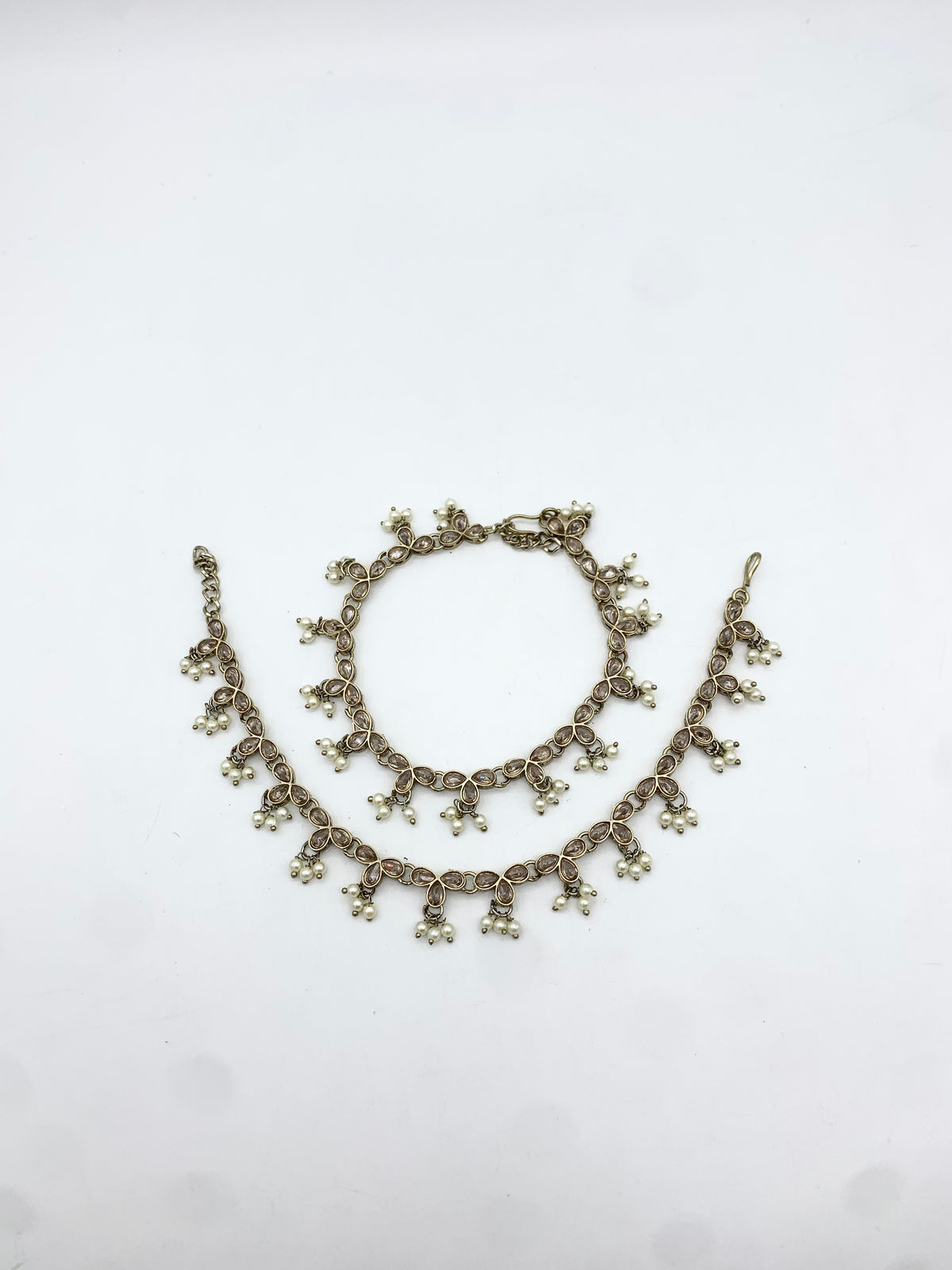 AM401 Gold Anklets polki