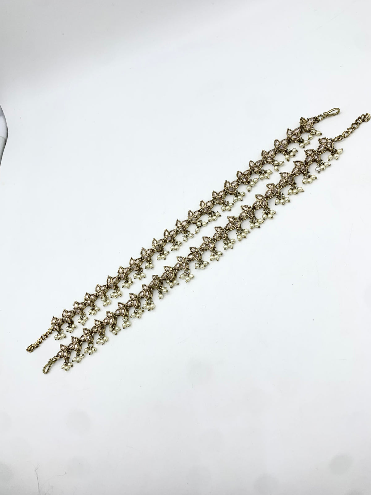 AM 402 Gold Anklets polki