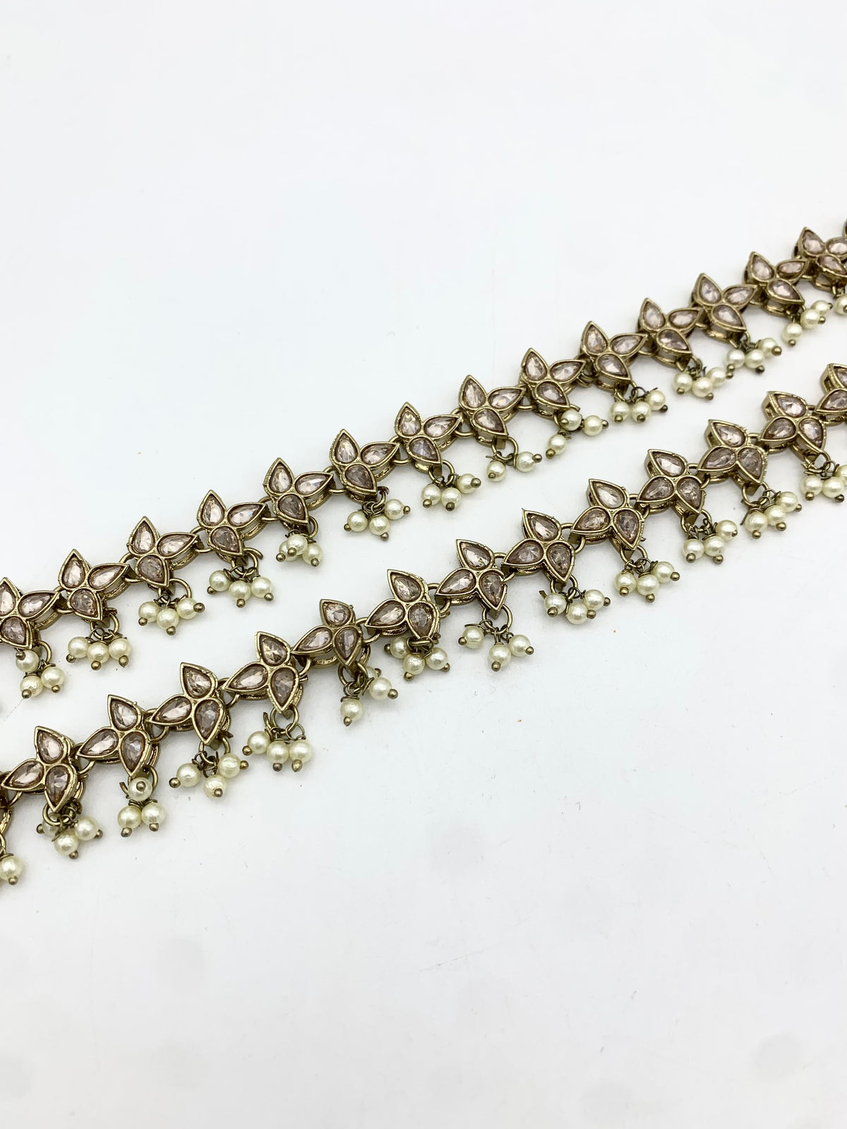 AM 402 Gold Anklets polki