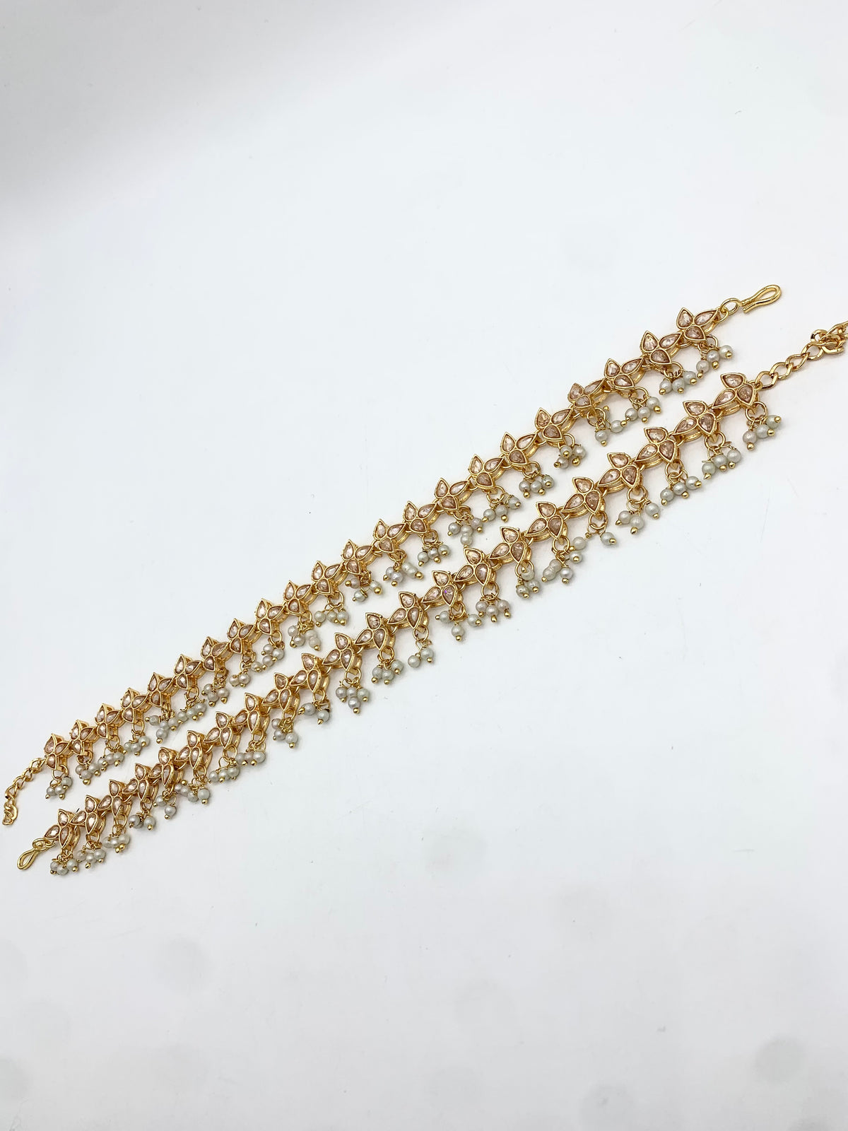 AM402 Gold anklets polki