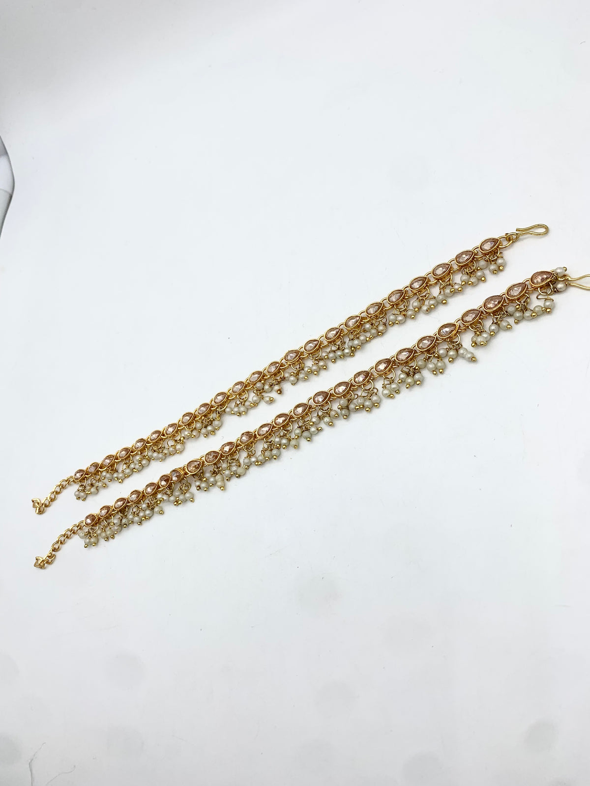 AM403 Gold anklets polki