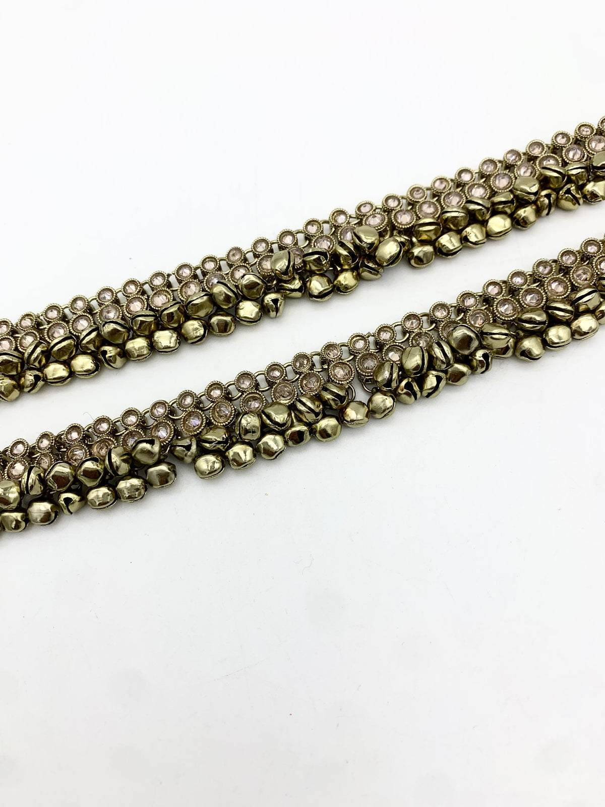 AM405 Gold anklets polki