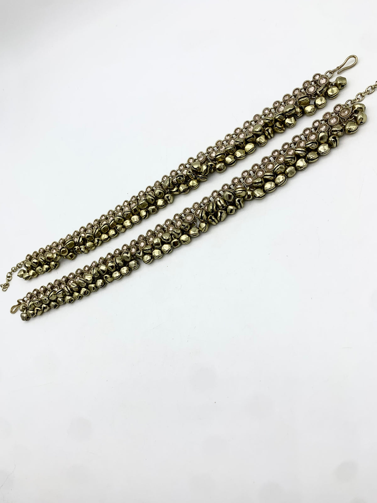 AM405 Gold anklets polki