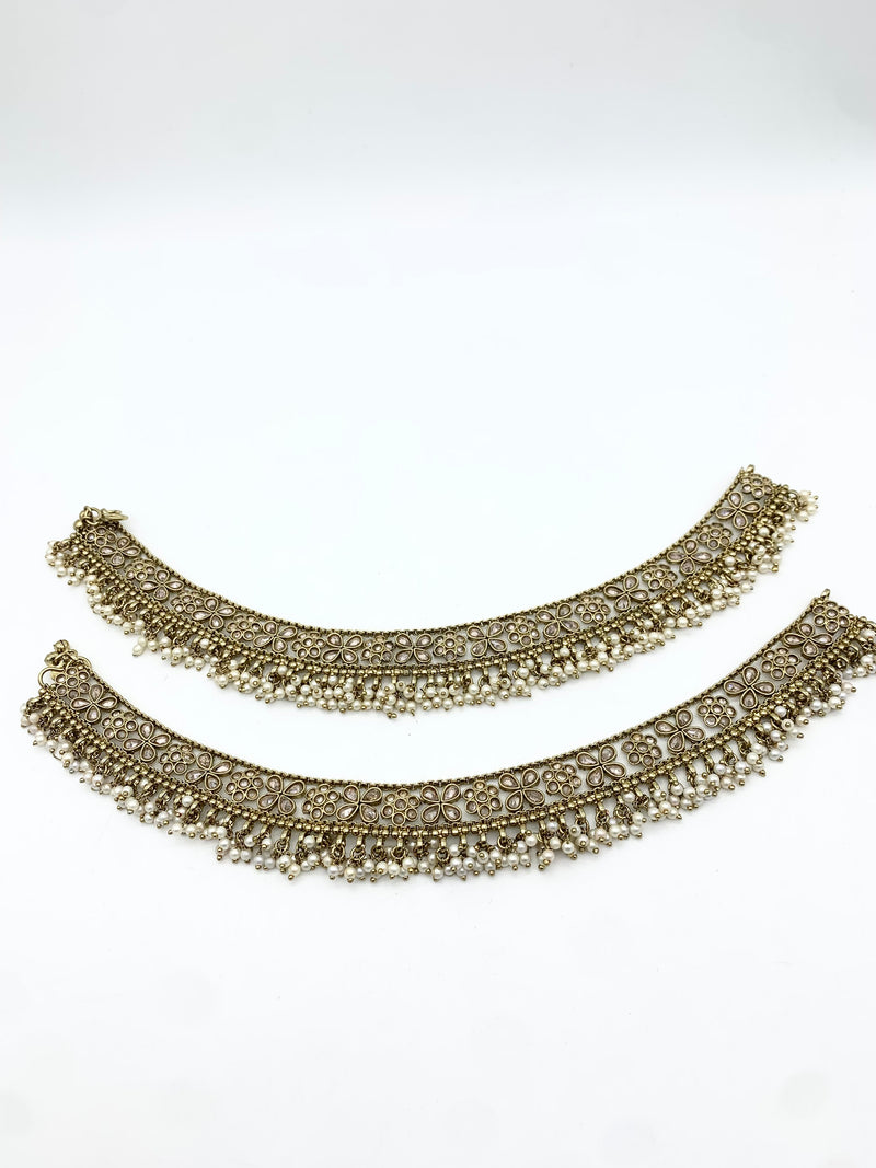 AM400 Gold anklets polki