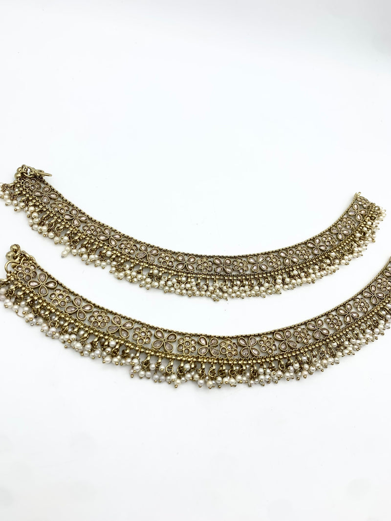 AM400 Gold anklets polki