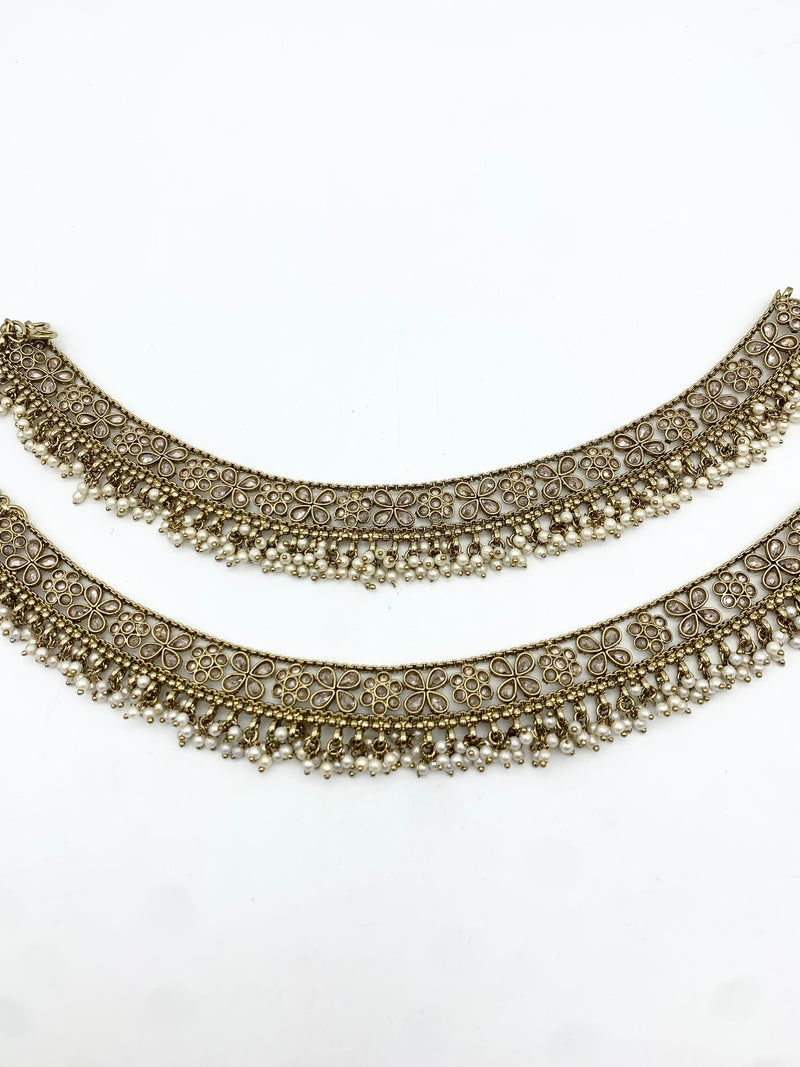 AM400 Gold anklets polki